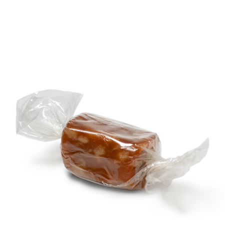 Individual Caramel with Walnuts in wrapper